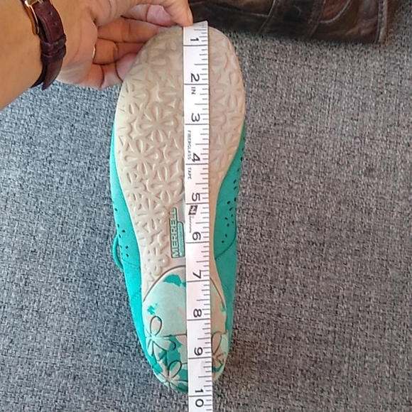 Merrill mimix maze perforated walking shoe Oxford green - Picture 8 of 8